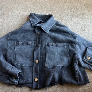 Zara grey shacket shirt - Brand new with Tags